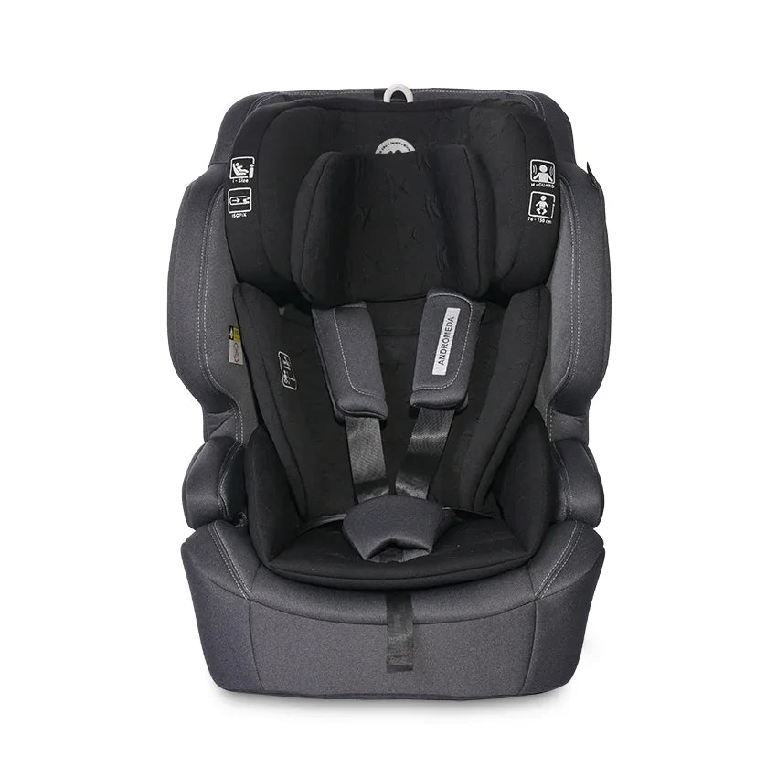 СТОЛ ЗА КОЛА ANDROMEDA ISOFIX 76-150CM BLACK STARS by Lorelli Premium