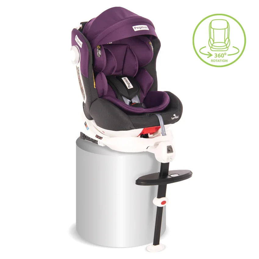СТОЛ ЗА КОЛА PEGASUS ISOFIX 0-36KG GREY&VIOLET by Lorelli Premium