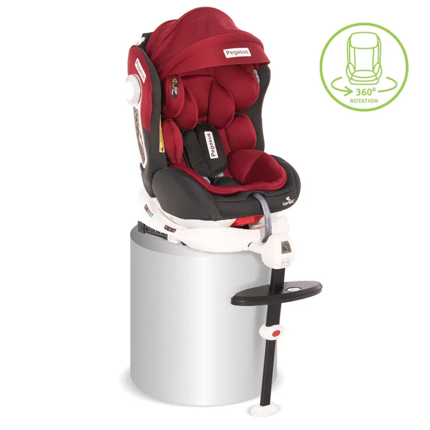 СТОЛ ЗА КОЛА PEGASUS ISOFIX 0-36KG RED&BLACK by Lorelli Premium