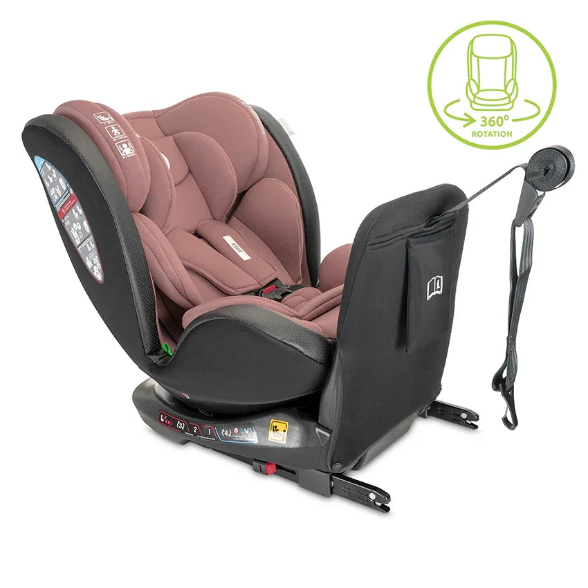 СТОЛ ЗА КОЛА ARES PINK i-Size 40-150 CM ISOFIX 360 by Lorelli Classic