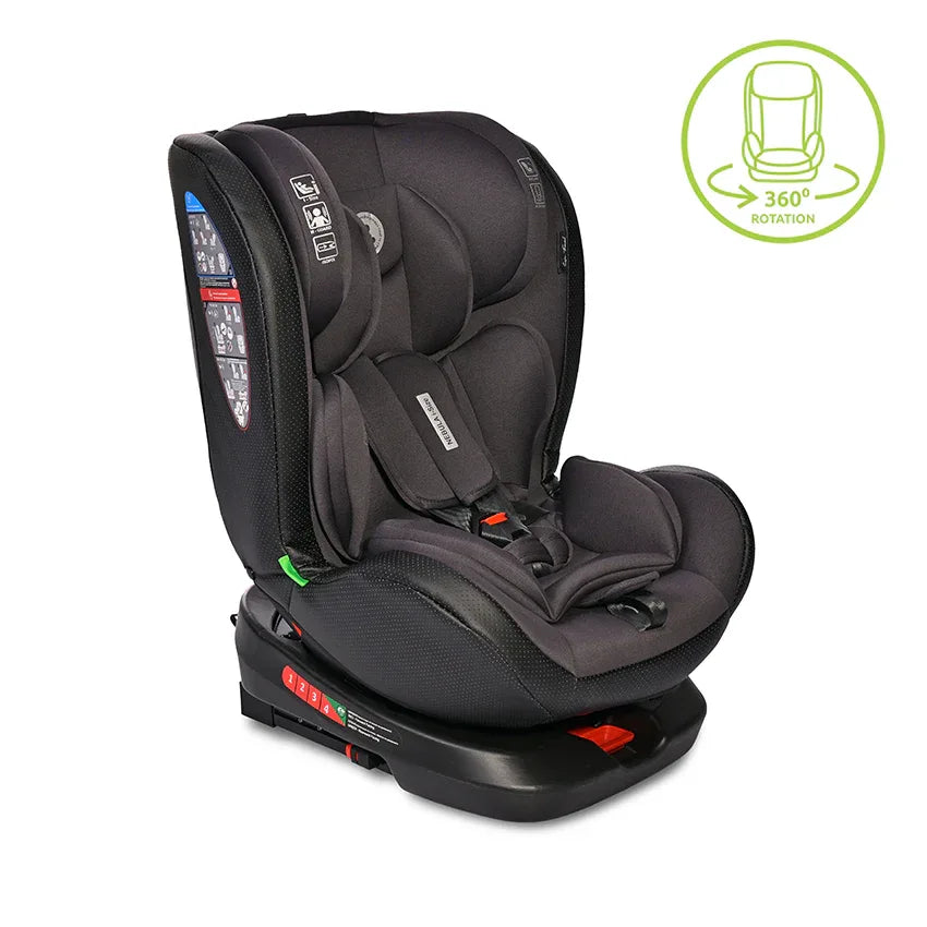 СТОЛ ЗА КОЛА NEBULA i-Size 360 ISOFIX 40-150 BLACK by Lorelli Classic