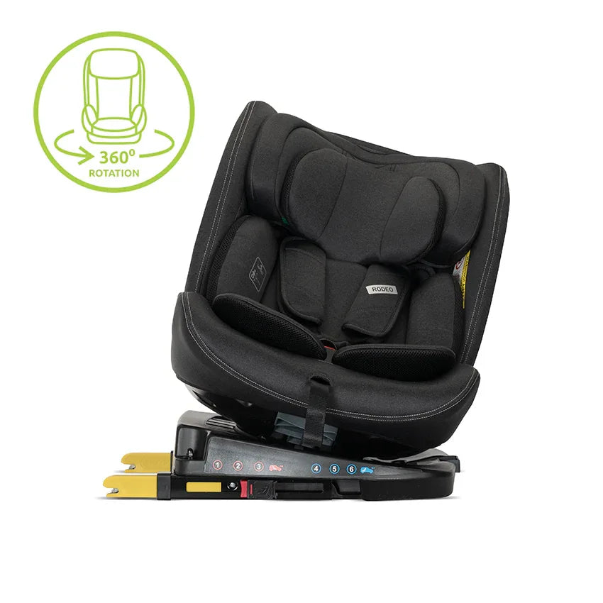 СТОЛ ЗА КОЛА RODEO BLACK 40-150CM 360, ISOFIX by Lorelli Classic