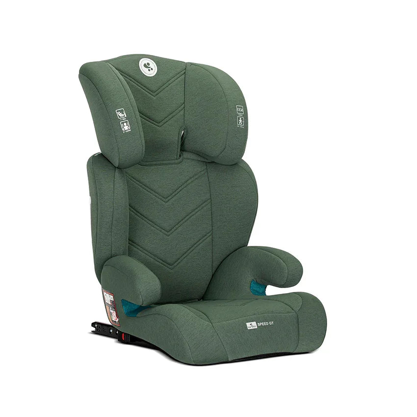СТОЛ ЗА КОЛА SPEED GT GREEN i-Size ISOFIX 100-150c by Lorelli Premium