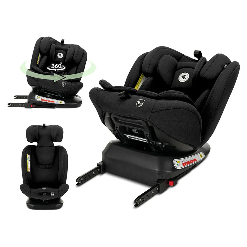СТОЛ ЗА КОЛА CAPELLA BLACK i-Size 40-150 CM ISOFIX by Lorelli Classic