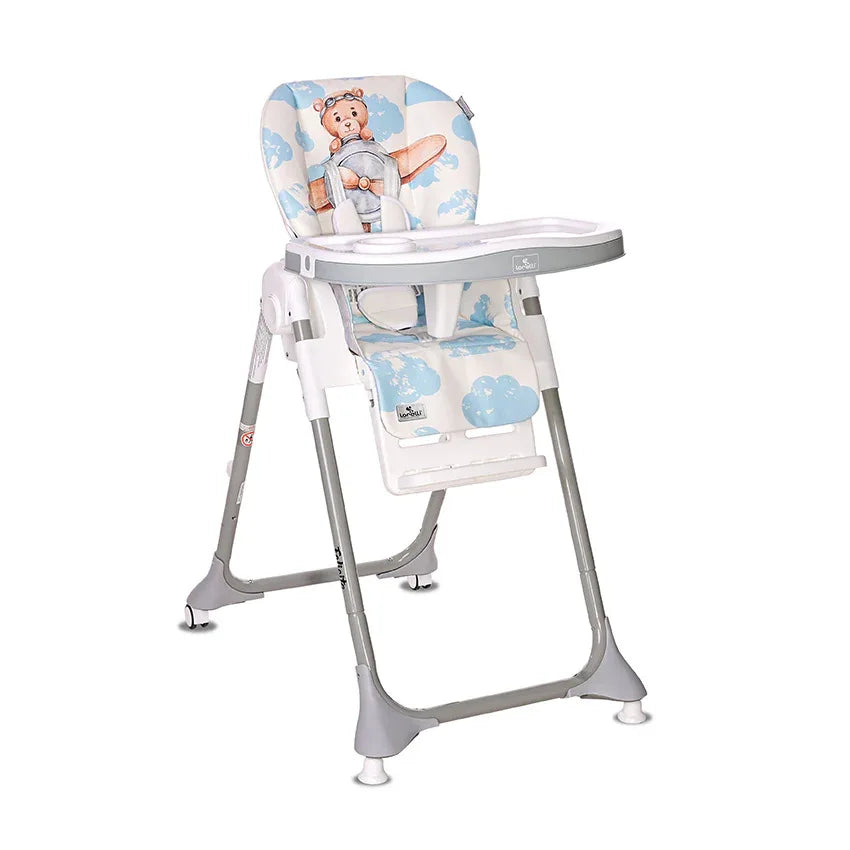 СТОЛ ЗА ХРАНЕНЕ FELICITA BABY BLUE PILOT ЕКО КОЖА by Lorelli Classic