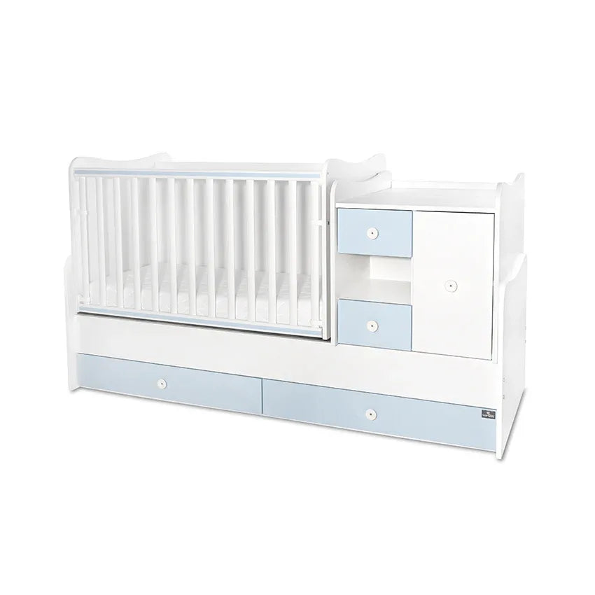 ЛЕГЛО MiniMAX NEW 190/72 ЦВЯТ БЯЛО/BABY BLUE by Lorelli Classic