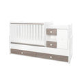 ЛЕГЛО MiniMAX 190/72 ЦВЯТ БЯЛО/КАФЕ NEW by Lorelli Classic