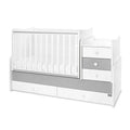 ЛЕГЛО MAXI PLUS NEW 70/160 БЯЛО/STONE GREY-3BOX by Lorelli Classic