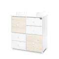 ШКАФ ЦВЯТ БЯЛО/СВЕТЪЛ ДЪБ-2BOX by Lorelli Classic
