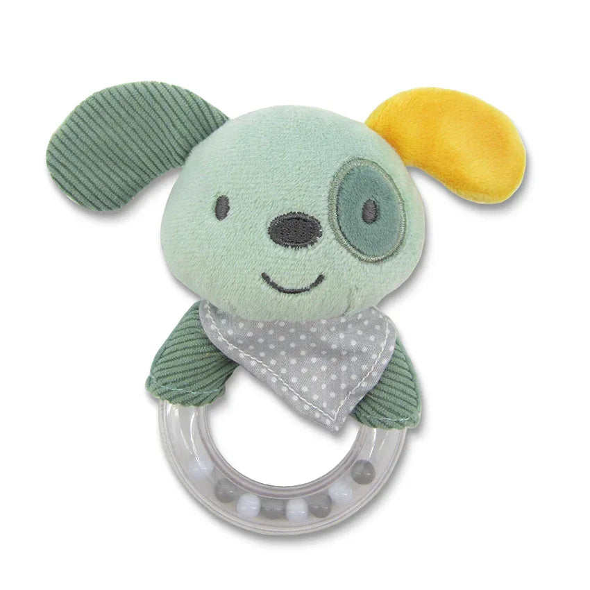 ДРЪНКАЛКА КРЪГ КУЧЕ ЗЕЛЕНО NATURAL by Lorelli Toys