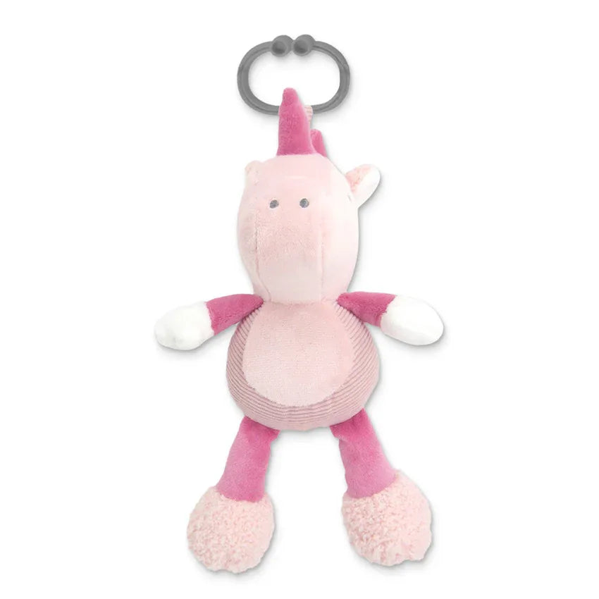 МУЗИКАЛНА ИГРАЧKA ЕДНОРОГ РОЗОВ NATURAL by Lorelli Toys