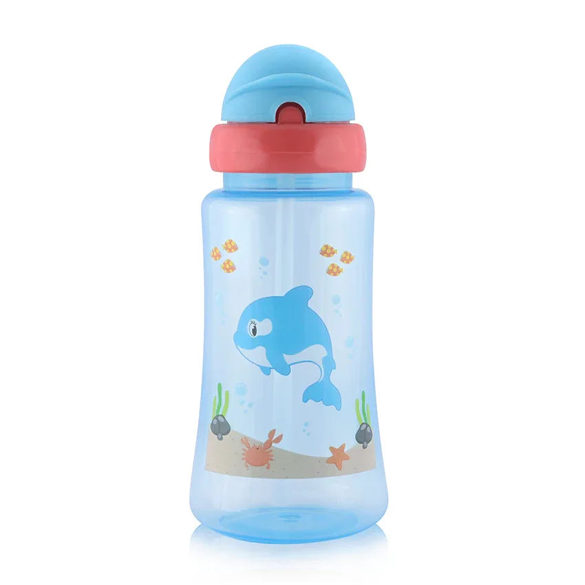 СПОРТНА БУТИЛКА СЪС СЛАМКА 330МЛ СИНЯ by Baby Care