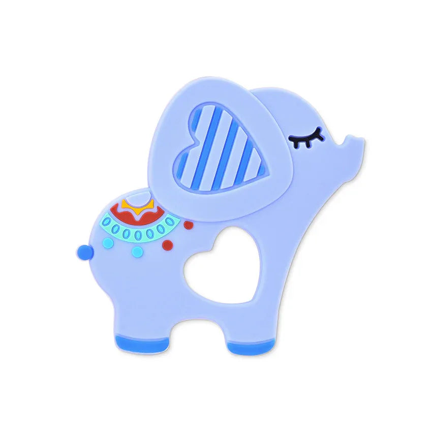 СИЛИКОНОВА ГРИЗАЛКА СЛОНЧЕ LUCKY СИНЯ by Baby Care