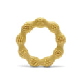 СИЛИКОНОВА ГРИЗАЛКА РИНГ NATURAL YELLOW by Lorelli Premium