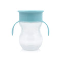 ЧАША НЕРАЗЛИВАЩА 360 ГРАДУСА СИНЯ 270ml с дръжки by Baby Care