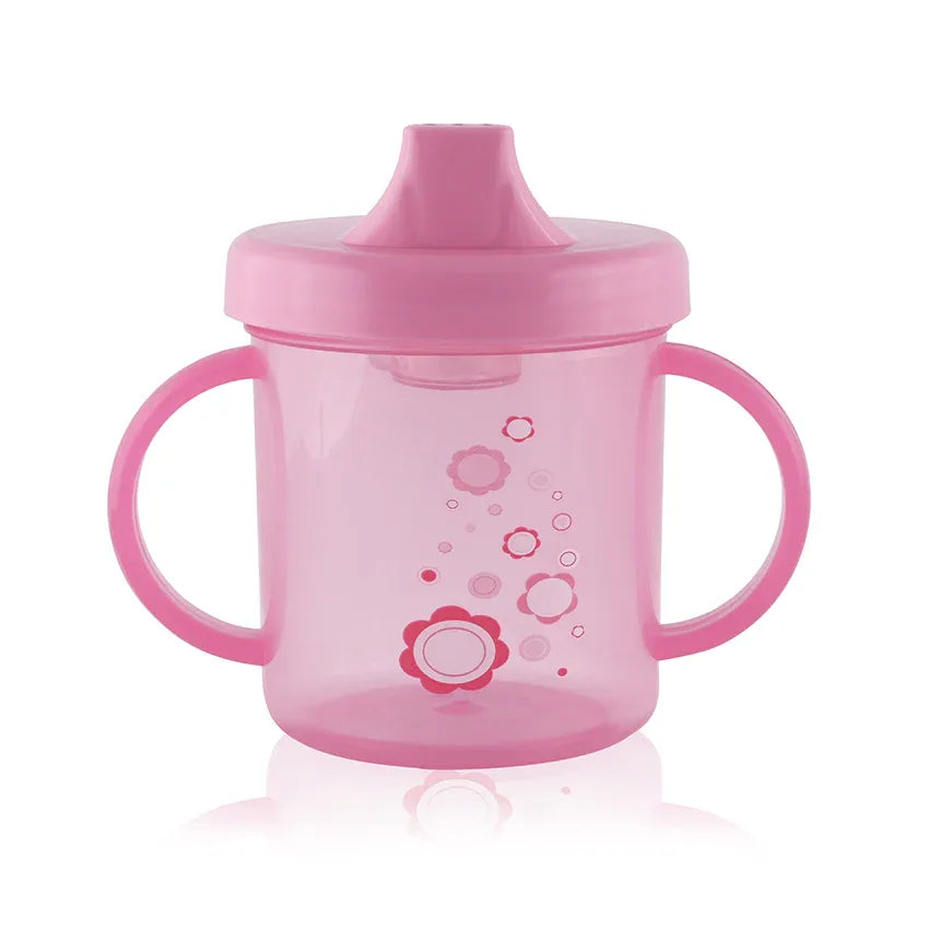 ЧАША С ДРЪЖКИ 210МЛ РОЗОВА by Baby Care