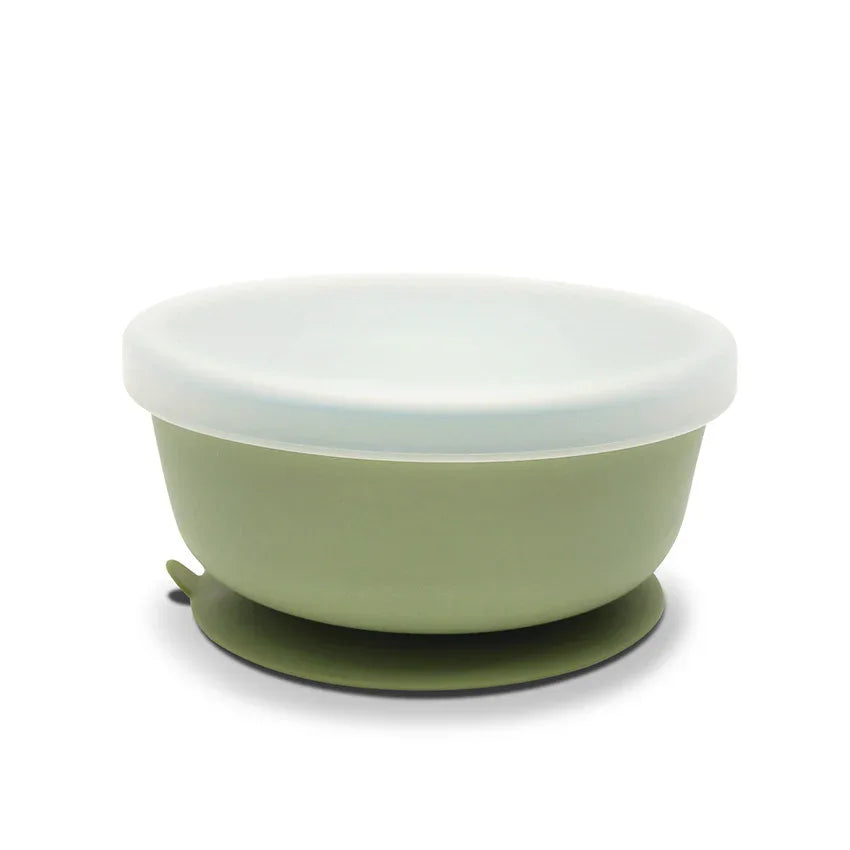 СИЛИКОНОВА ВАКУУМ КУПА С КАПАК NATURAL FRESH GREEN by Lorelli Premium