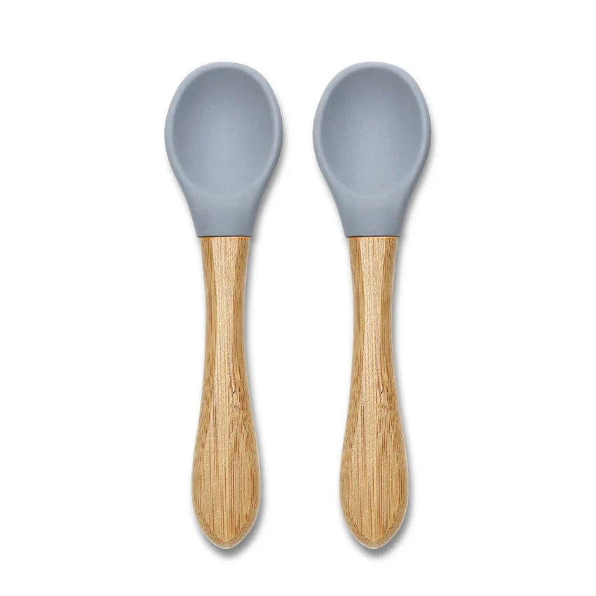 СИЛИКОНОВИ ЛЪЖИЧКИ С БАМБУК 2БР NATURAL GREY by NATURAL