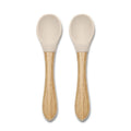 СИЛИКОНОВИ ЛЪЖИЧКИ С БАМБУК 2БР NATURAL BEIGE by NATURAL