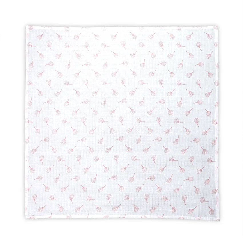 ПАМУЧНА ПЕЛЕНА 80/80 СМ ROSE FLORAL by Lorelli Classic