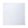 ПАМУЧНА ПЕЛЕНА 80/80 СМ WHITE WITH AQUATIC STARS by Lorelli Classic