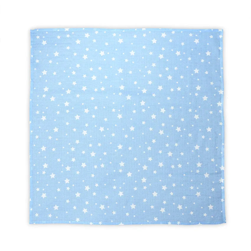 ПАМУЧНА ПЕЛЕНА 80/80 СМ AQUATIC WITH STARS by Lorelli Classic