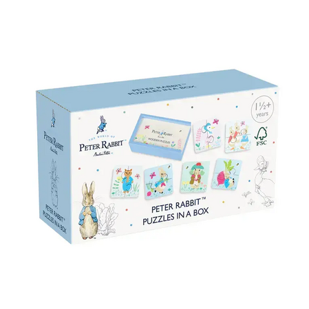 Дървен съответсващ пъзел- Peter Rabbit by Orange Tree Toys