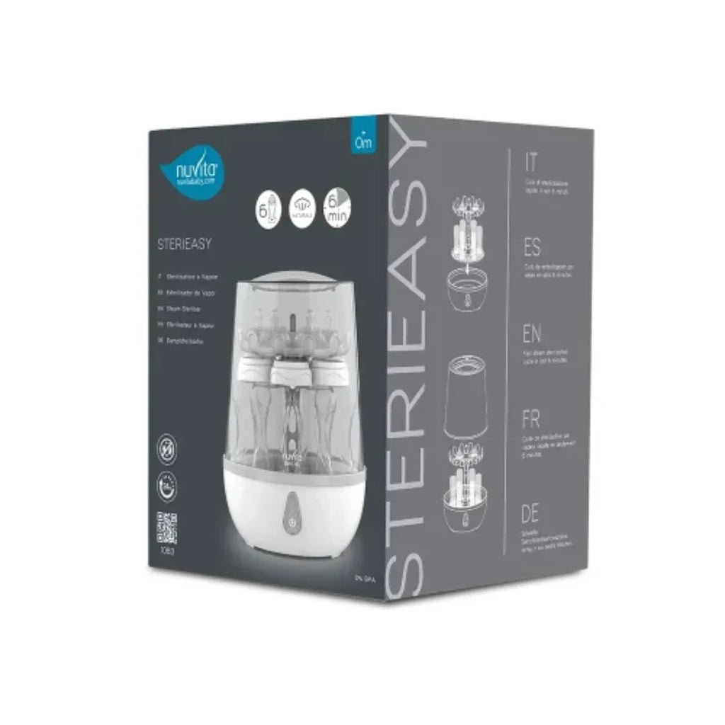 1083 Nuvita Парен стерилизатор за 6 шишета Sterieasy by Nuvita