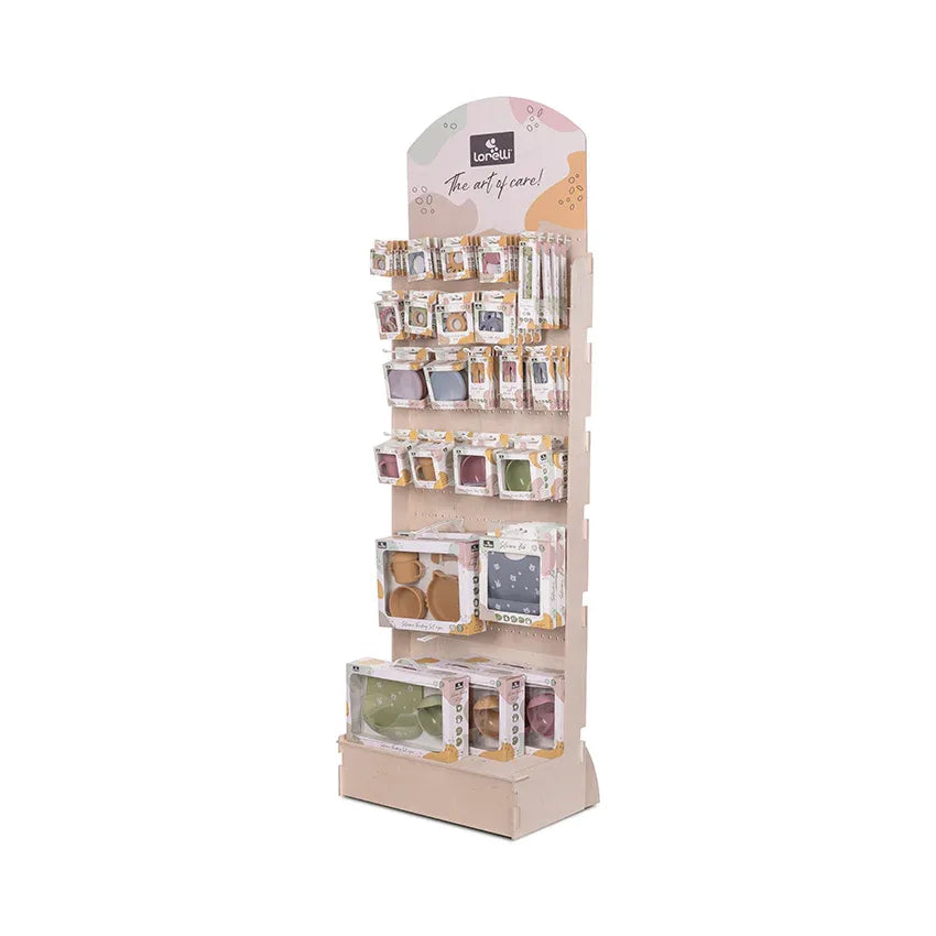 СТЕЛАЖ 63х32,6х193,6+30бр. шиш PVC двоен L20 NATURAL by Lorelli Premium