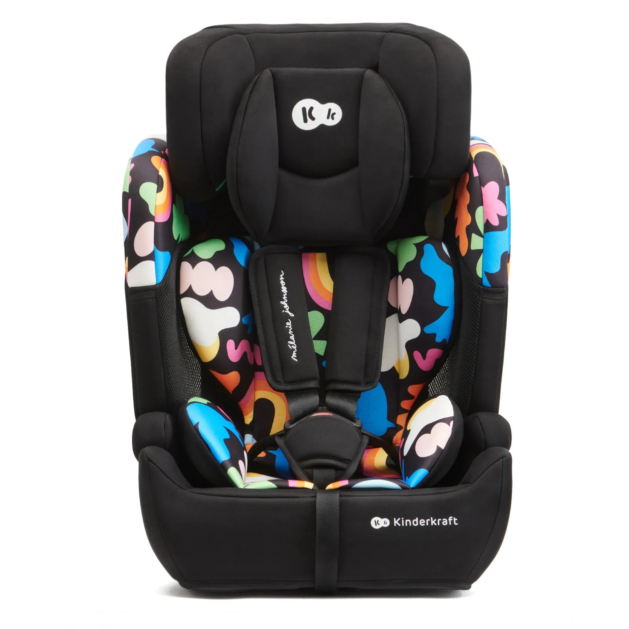 Kinderkraft столче за кола COMFORT UP i-Size HAPPY SHAPES by KinderKraft