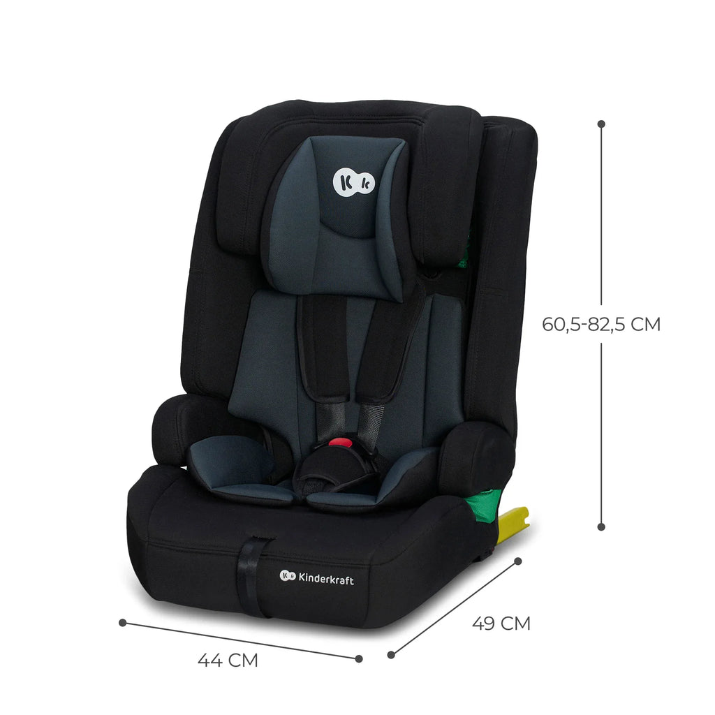 Kinderkraft SAFETY FIX 2 столче за кола BLACK by KinderKraft