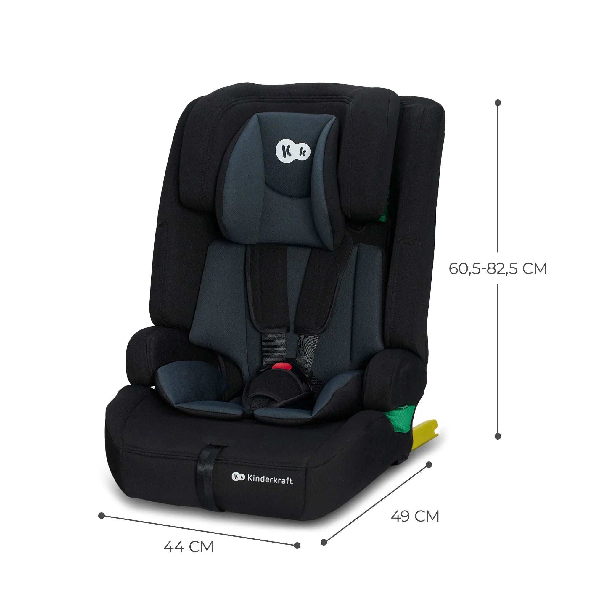 Kinderkraft SAFETY FIX 2 столче за кола BLACK by KinderKraft
