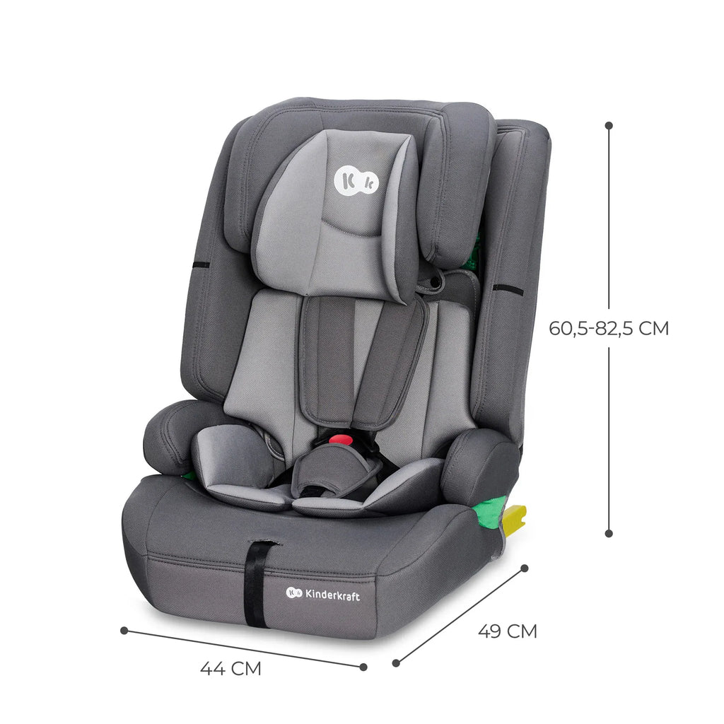 Kinderkraft SAFETY FIX 2 столче за кола GREY by KinderKraft
