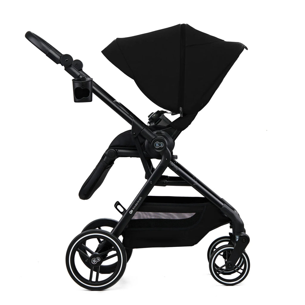 Kinderkraft YOXI бебешка количка 3в1 PURE BLACK by KinderKraft