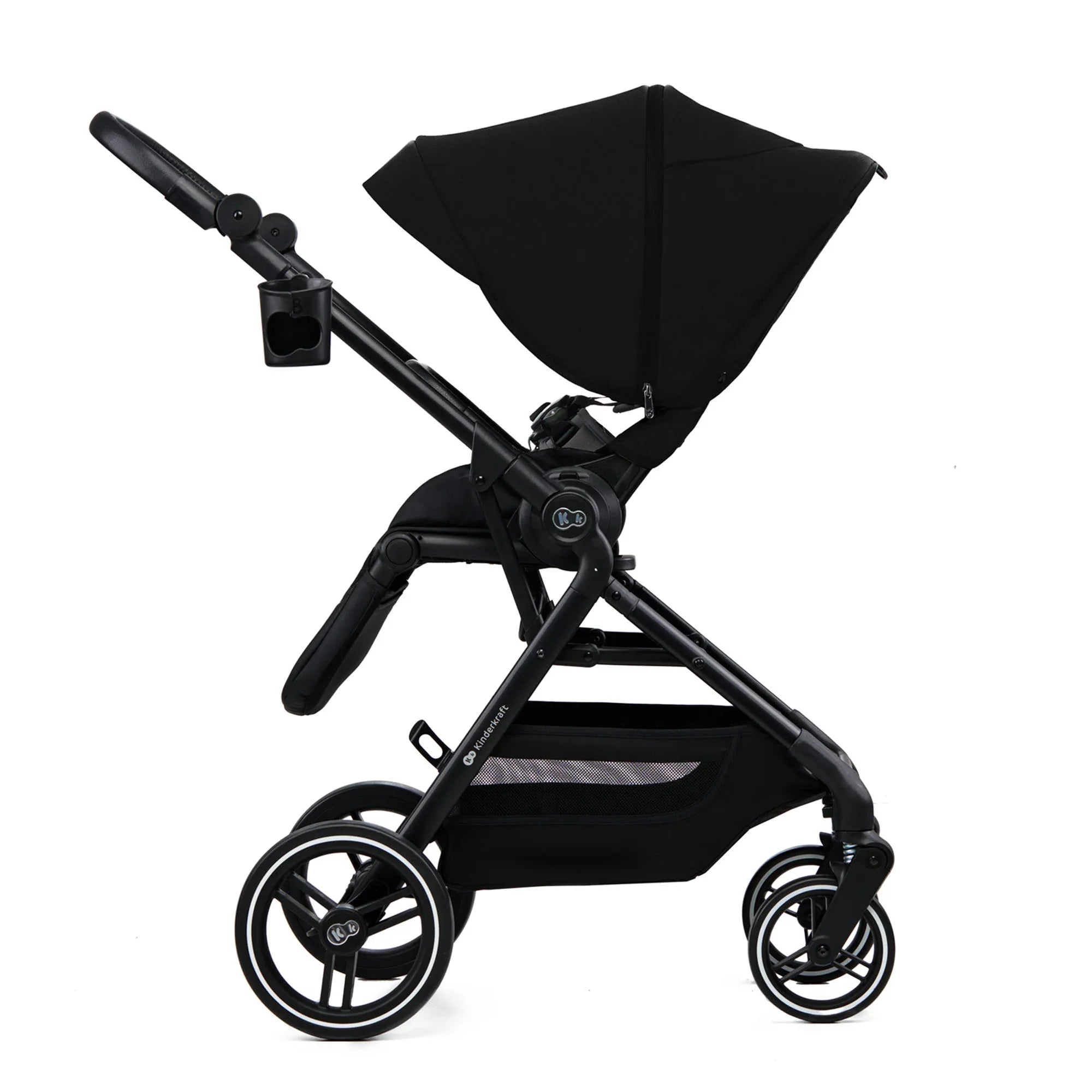 Kinderkraft YOXI бебешка количка 3в1 PURE BLACK by KinderKraft