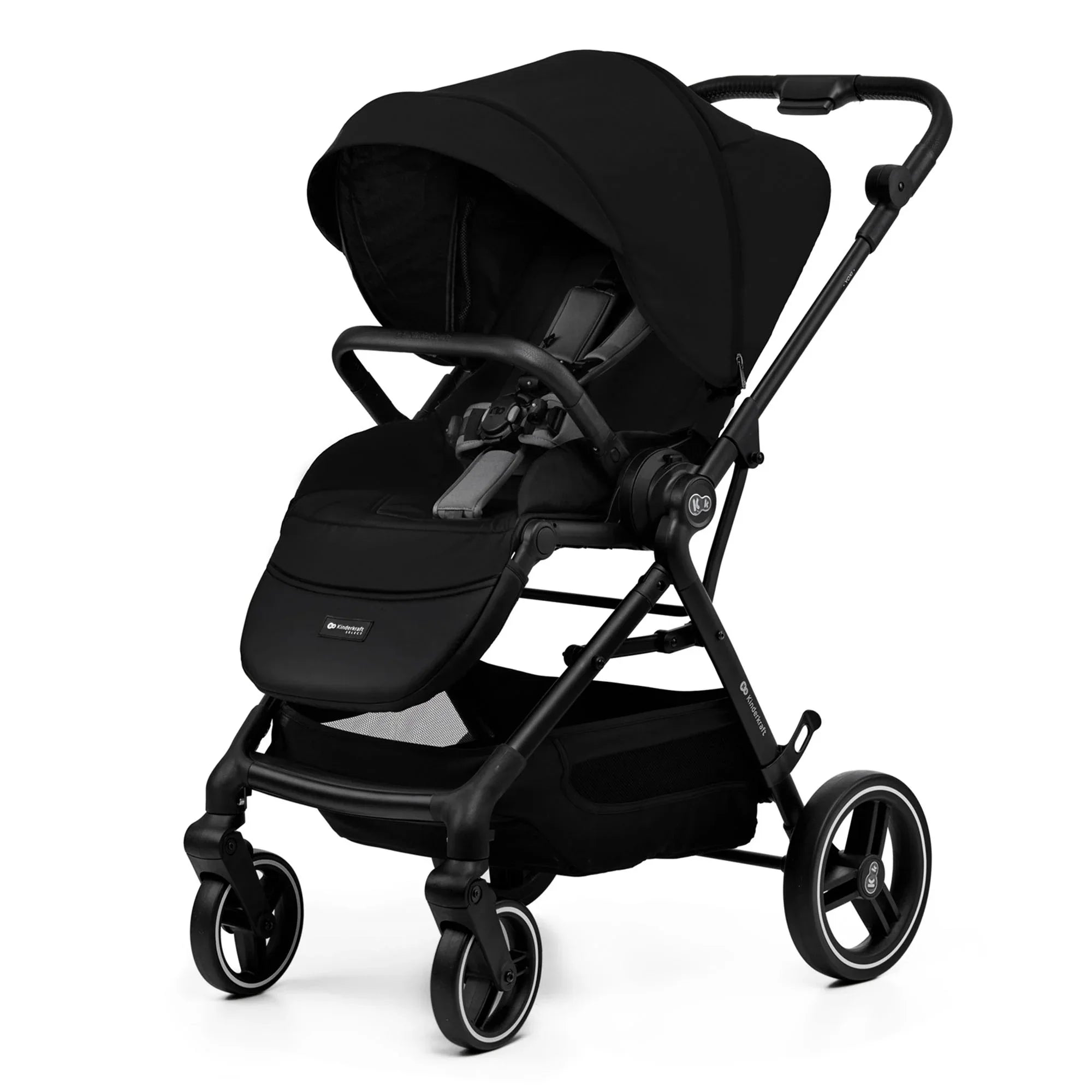 Kinderkraft YOXI бебешка количка 3в1 PURE BLACK by KinderKraft