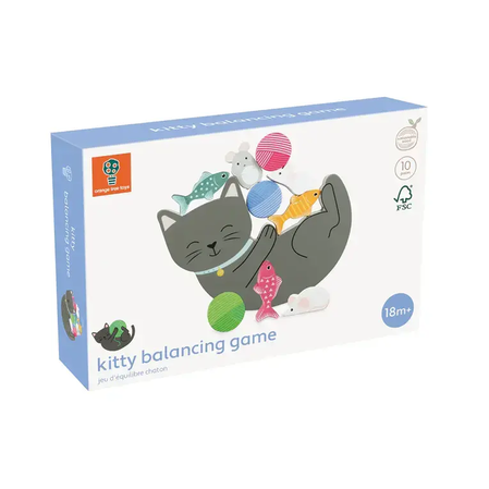 Дървена игра за баланс, котета by Orange Tree Toys