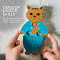 Дървен пъзел, котенцето Том by Orange Tree Toys