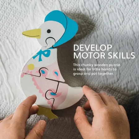 Дървен пъзел, Jemima puddle-duck by Orange Tree Toys