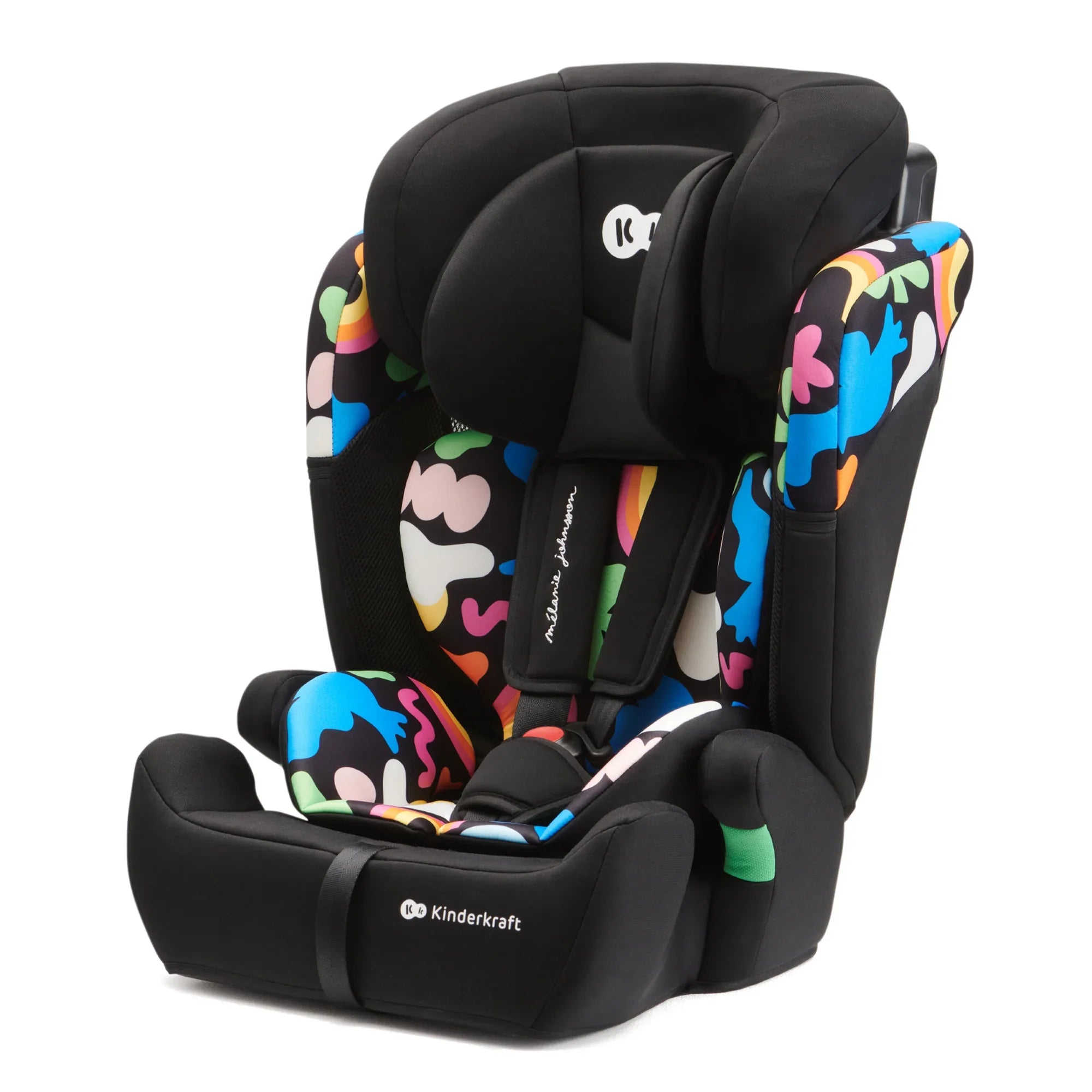Kinderkraft столче за кола COMFORT UP i-Size HAPPY SHAPES by KinderKraft