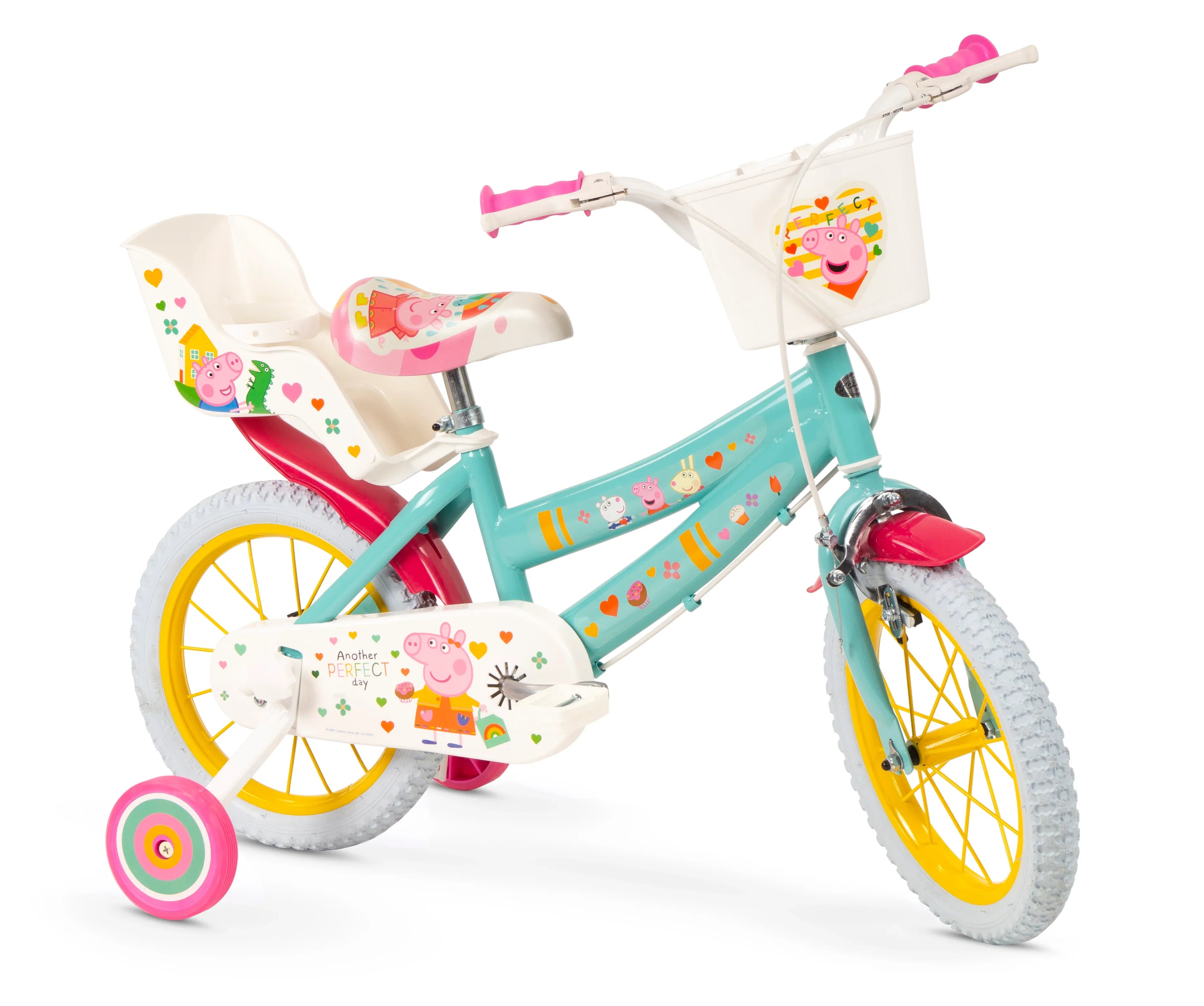 Toimsa детски велосипед 14" Peppa Pig зелено 1498 by Toimsa