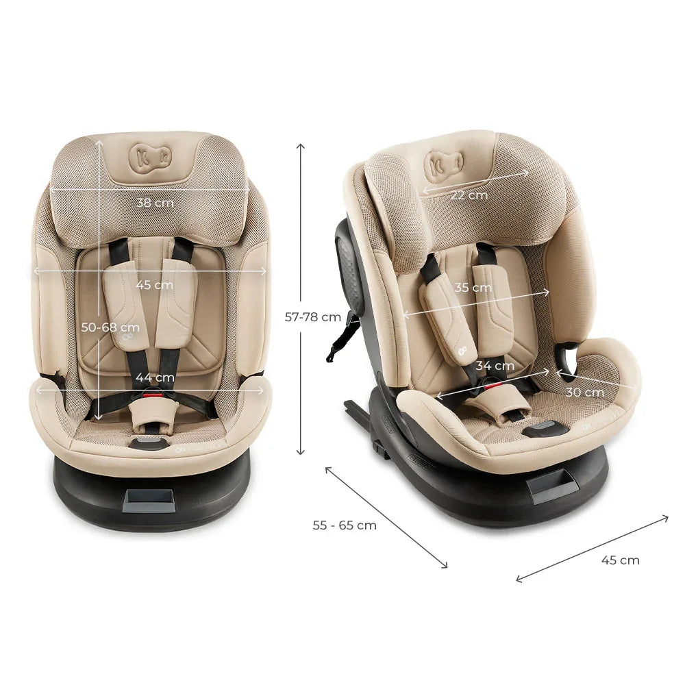Kinderkraft XPEDITION 3 столче за кола i-Size BEIGE by KinderKraft