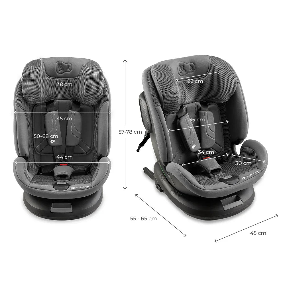 Kinderkraft XPEDITION 3 столче за кола i-Size GREY by KinderKraft