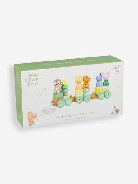 Дървено влакче за дърпане, Мечо Пух by Orange Tree Toys