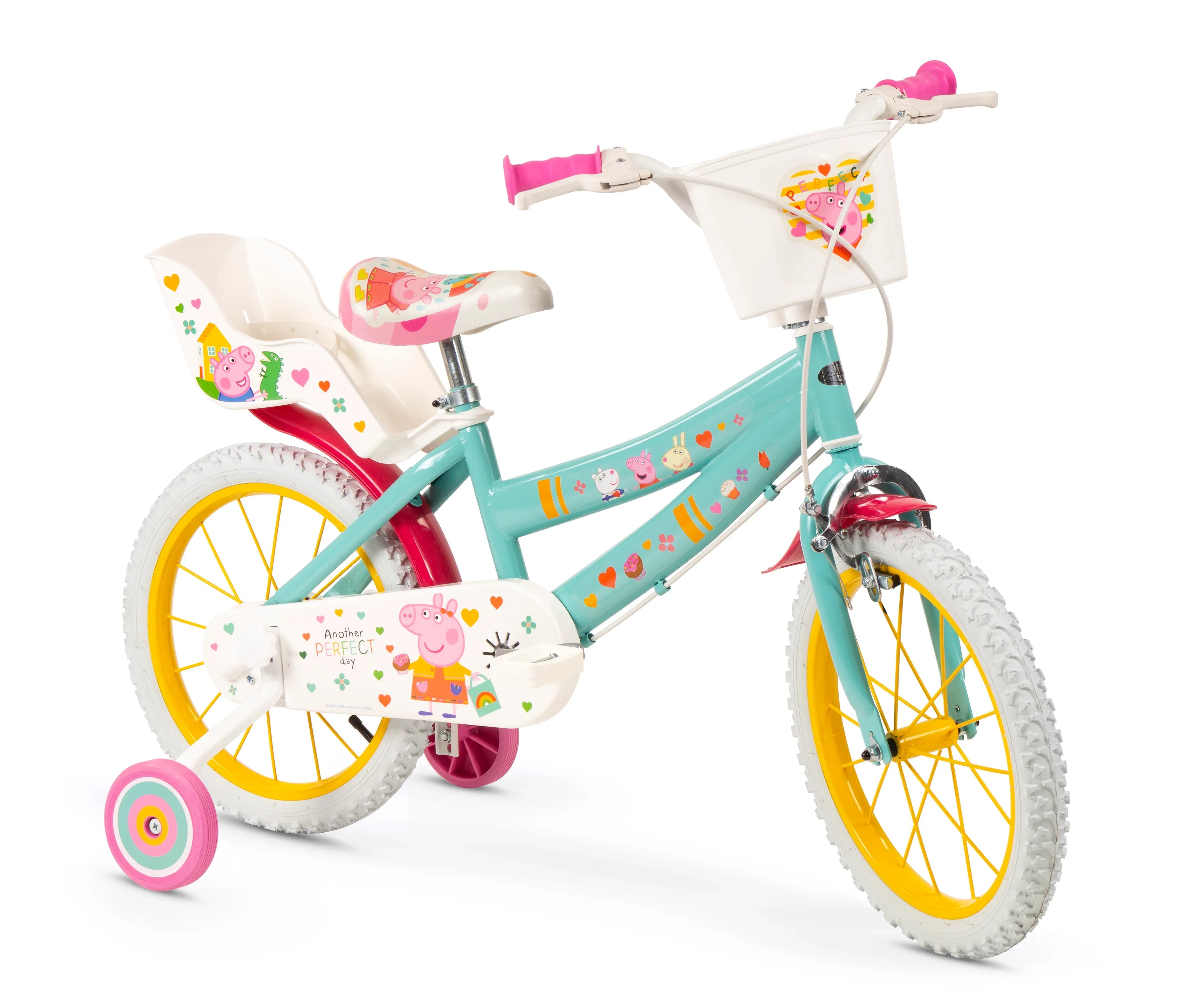 Toimsa детски велосипед 16" Peppa Pig зелено 1698 by Toimsa