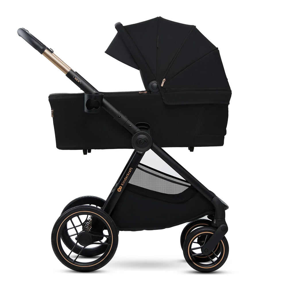 KinderKraft бебешка количка 2в1 NEA 2.0 MIDNIGHT BLACK by KinderKraft
