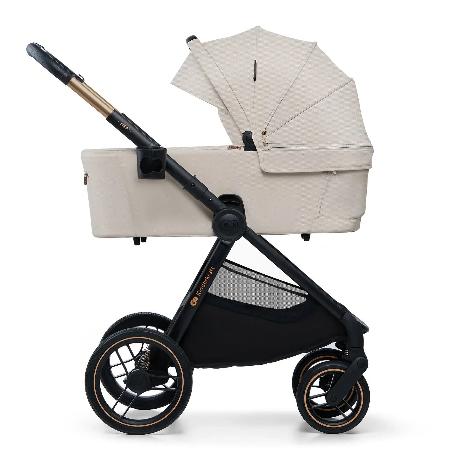 KinderKraft бебешка количка 2в1 NEA 2.0 SOFT BEIGE by KinderKraft
