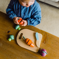 Комплект дървени зеленчуци за рязане, 10 части by Orange Tree Toys