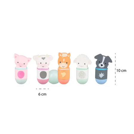 Дървен боулинг, животните от фермата by Orange Tree Toys
