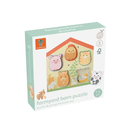 Дървен пъзел, ферма by Orange Tree Toys